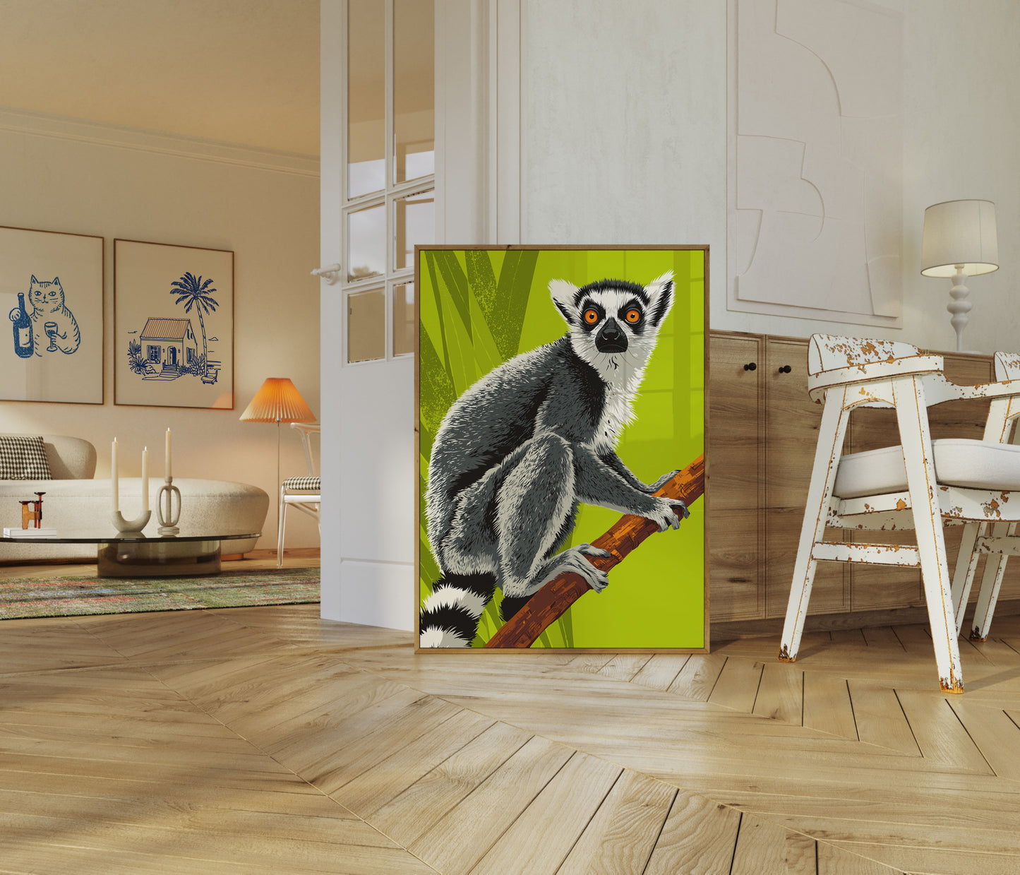 Ring-Tailed Lemur Wildlife Poster

Svartsvansat Lemur Viltaffisch
