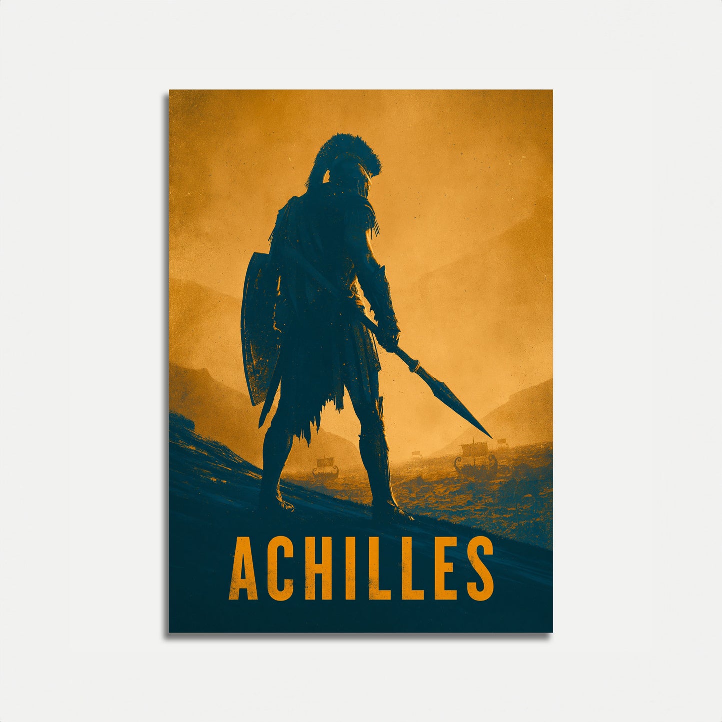 Achilles Warrior Ancient Hero Poster