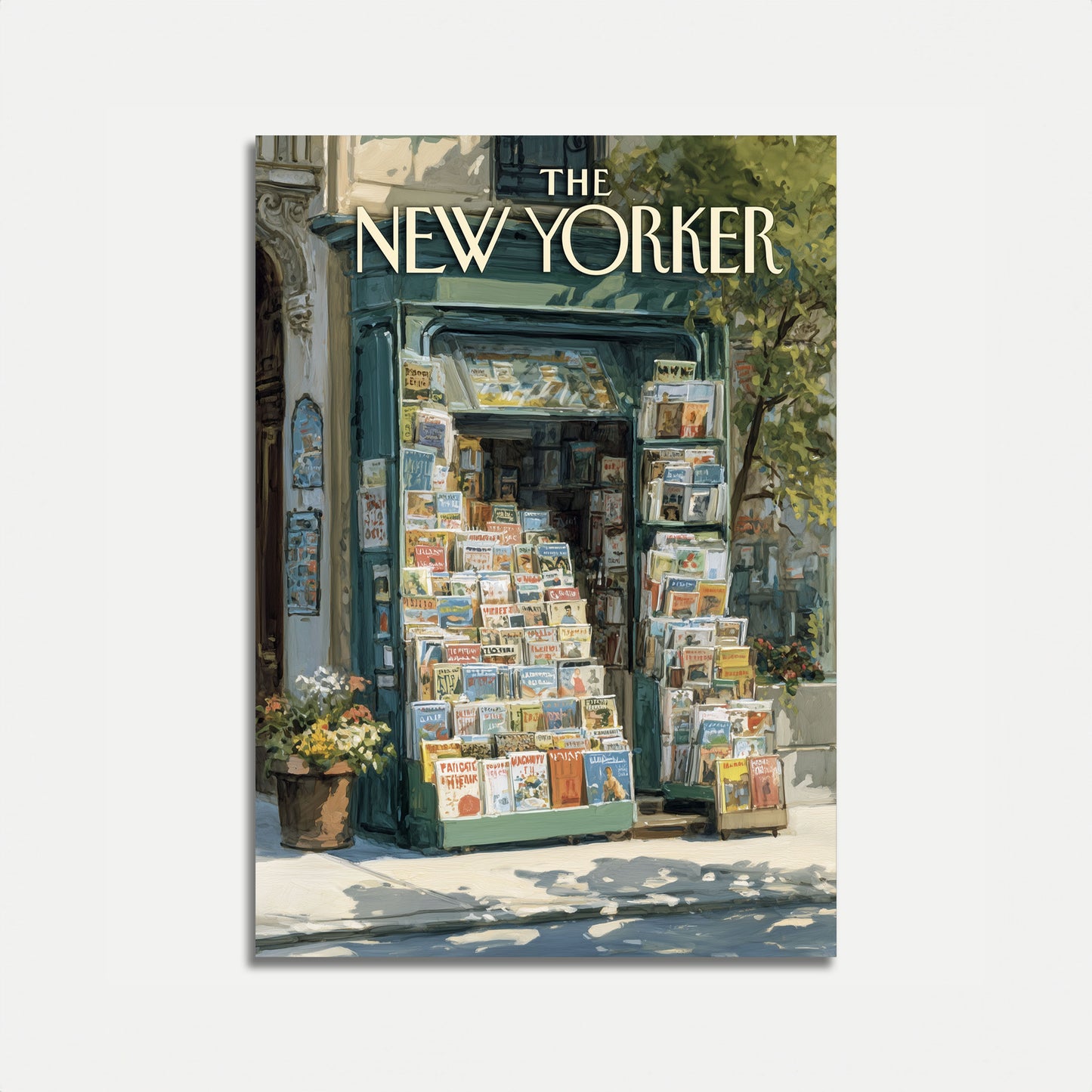 New York Magazine Stand Poster