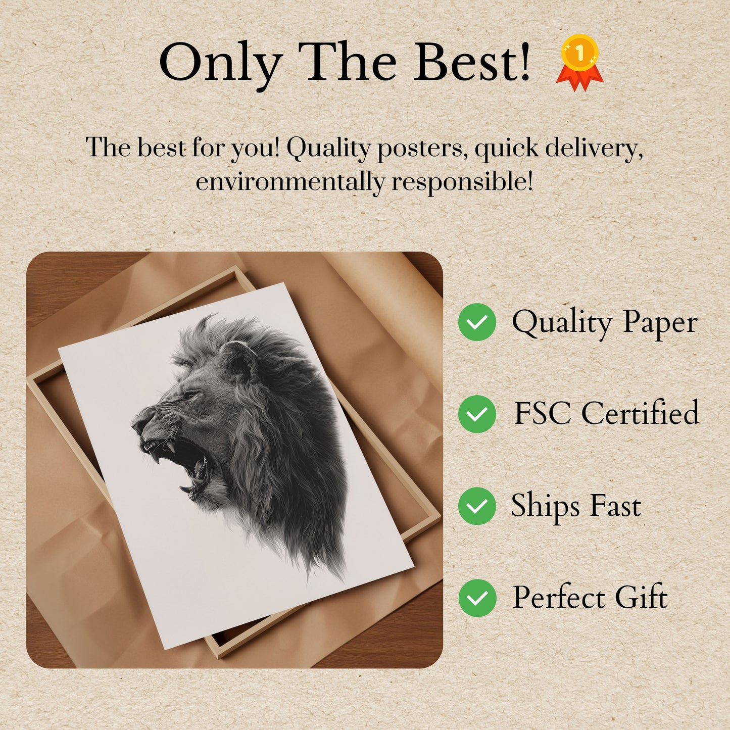 Roaring Lion Profile Poster