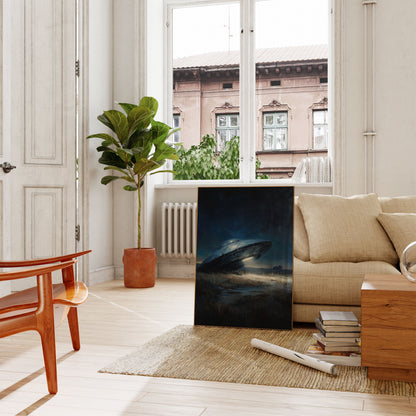 Noční přistání mimozemské lodi - Plakát