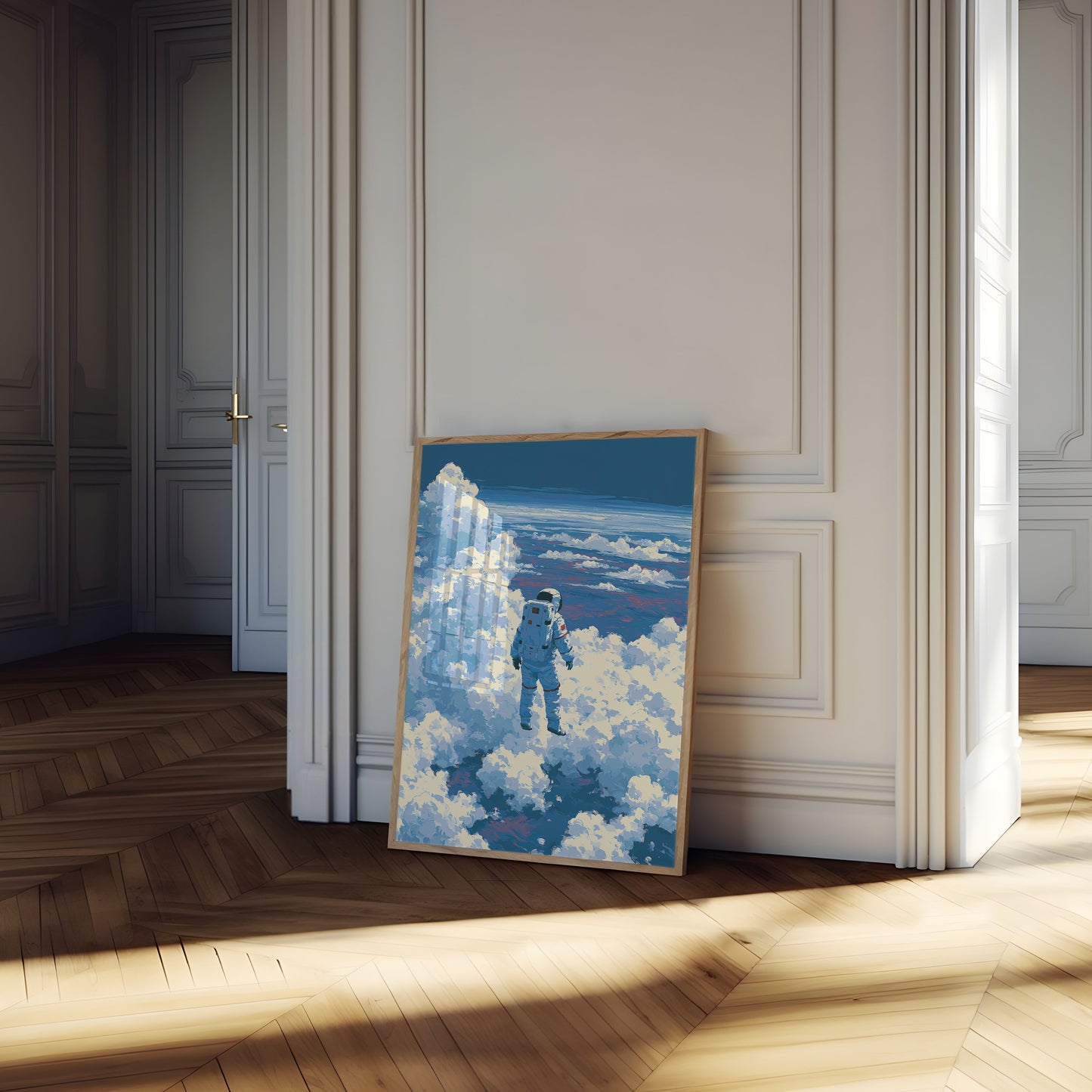 Poster Astronautra tra le Nuvole