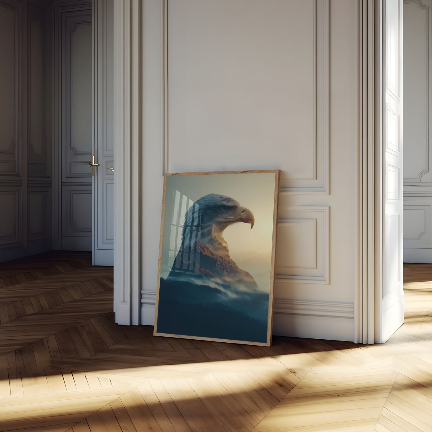 Majestätischer Adler Berg Poster