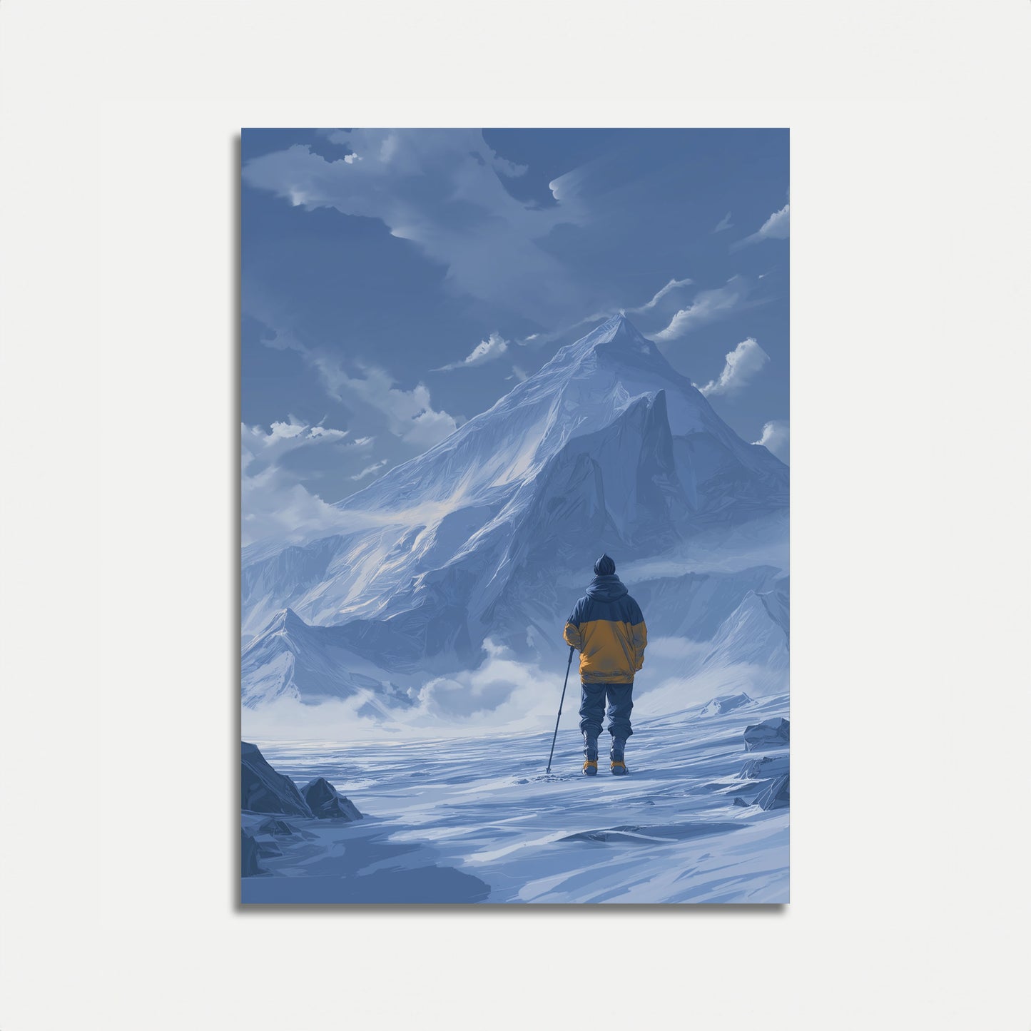Solitary Mountain Expedition Poster