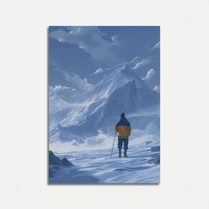 Solitary Mountain Expedition Poster