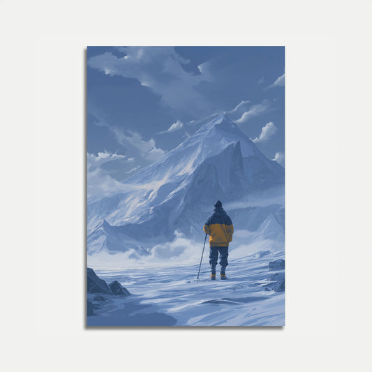 Solitary Mountain Expedition Poster
