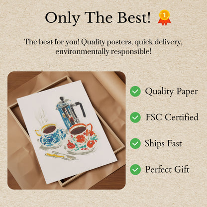 Morning Coffee Ritual Poster