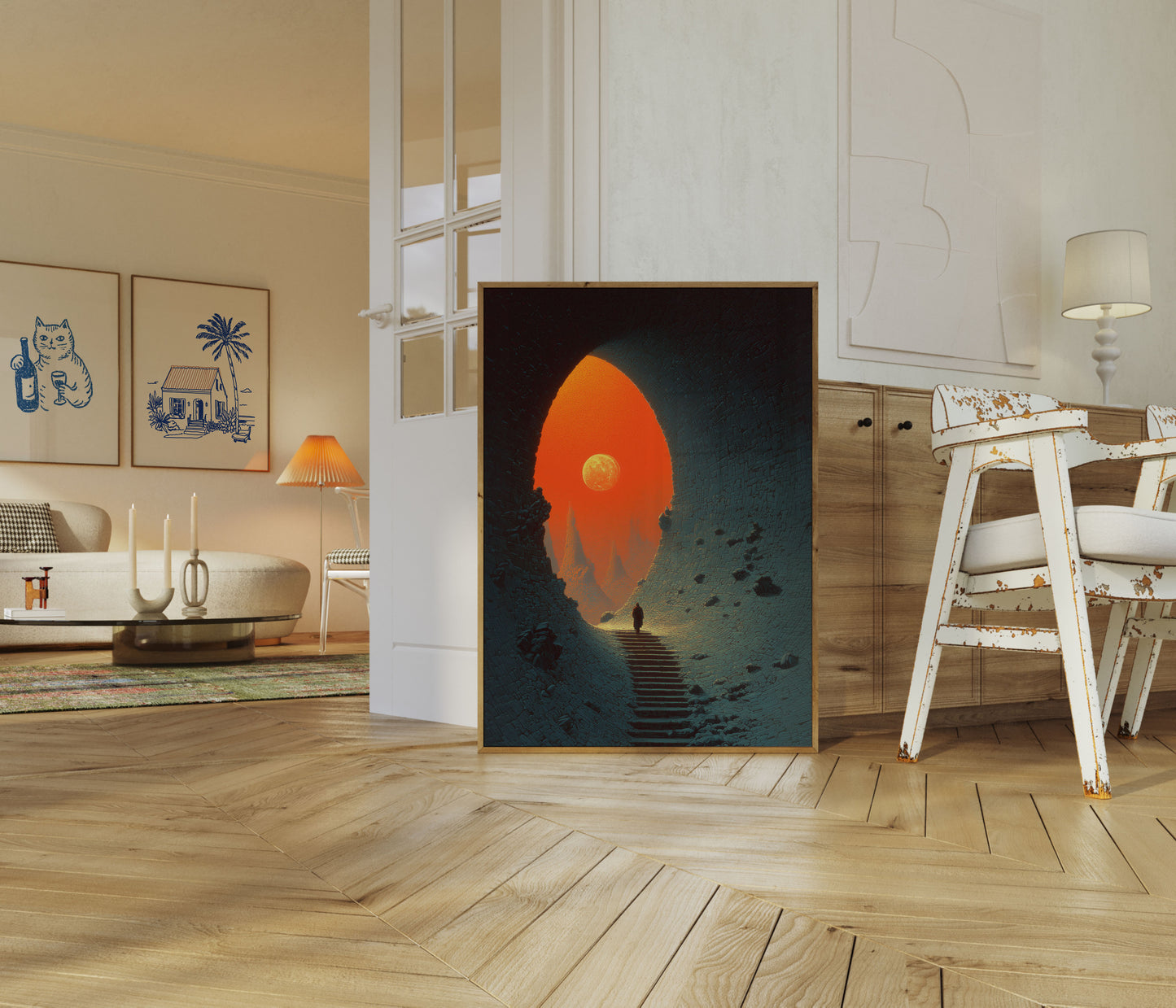 Journey Through Ancient Ruins Poster