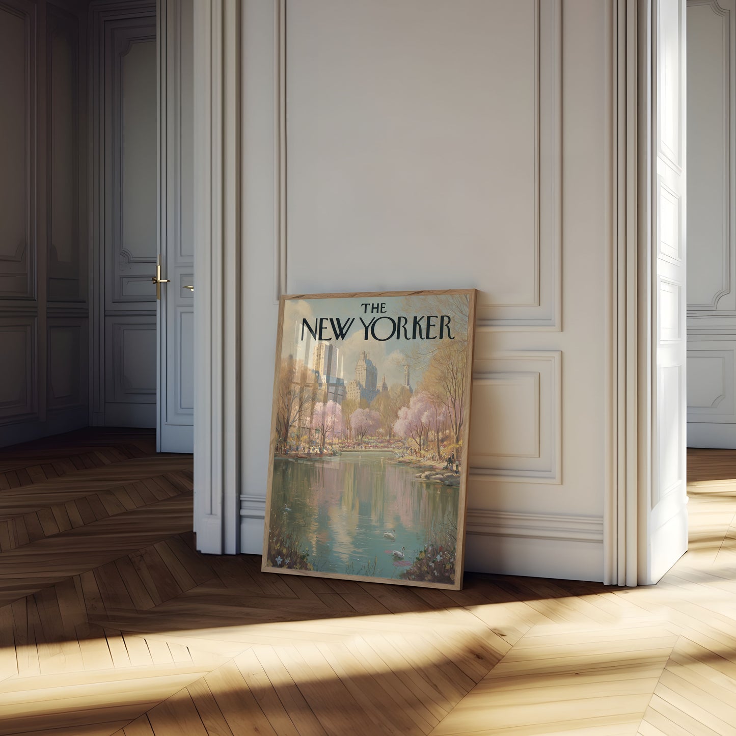 New York City Spring Reflections Poster