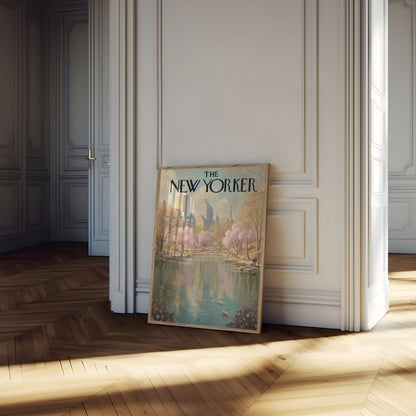 New York City Spring Reflections Poster