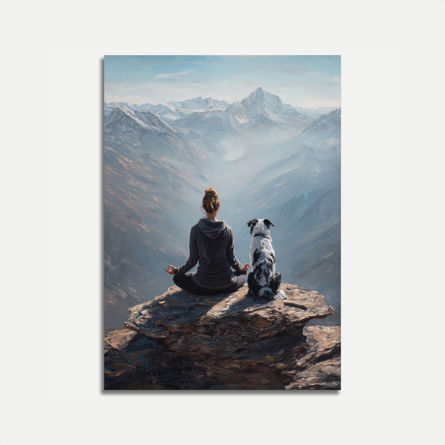 Bjergmeditationers Følgesvende Plakat