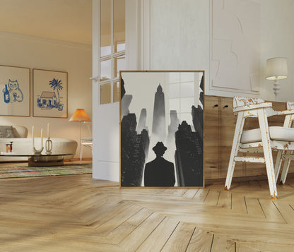 New York City Silhouette Poster