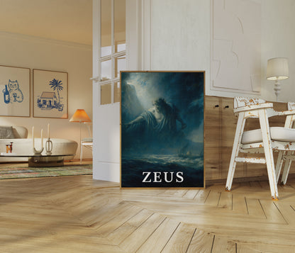 Zeus God of Thunder Poster
