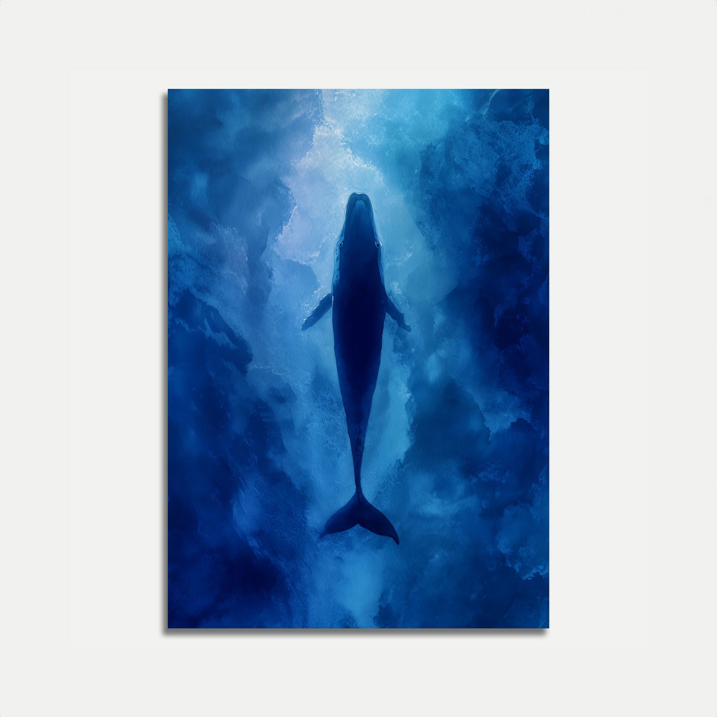 Wal steigt ins Licht Poster