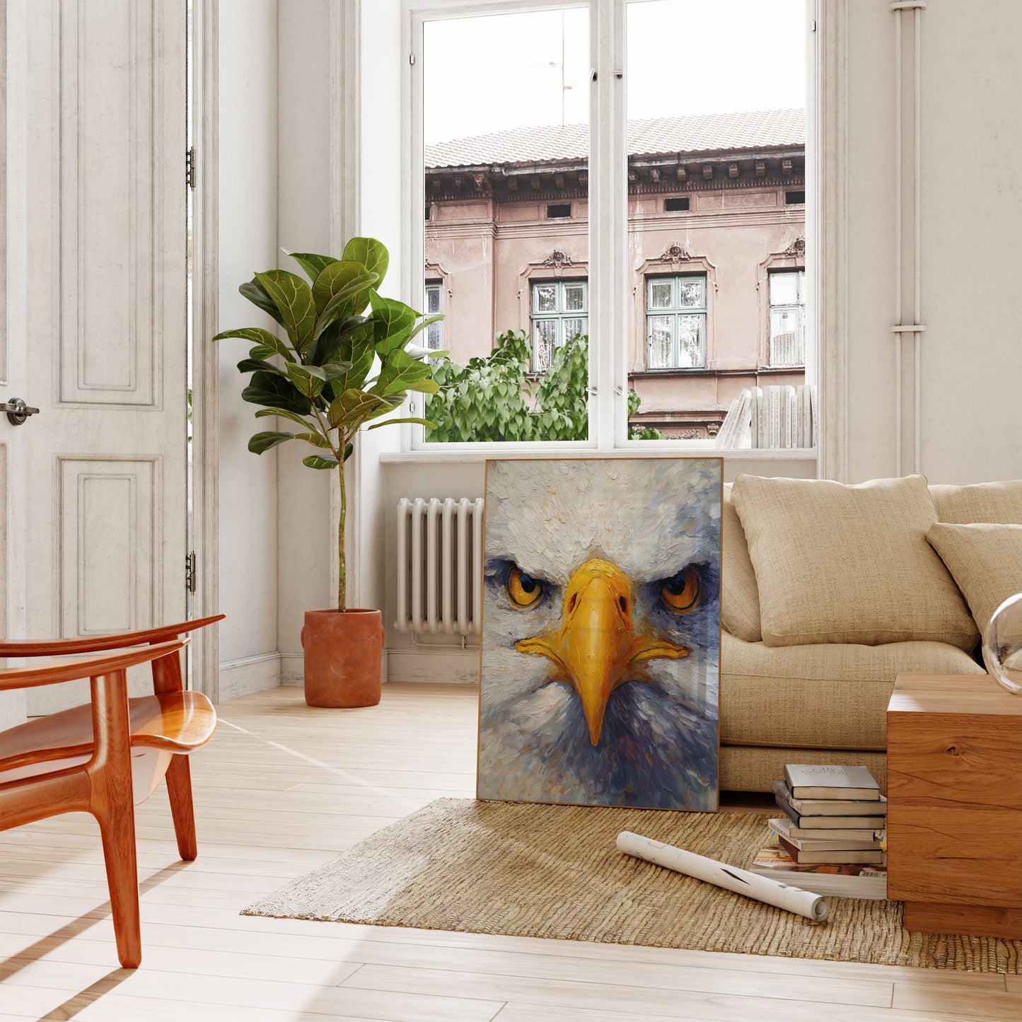Bald Eagle Portrait Poster