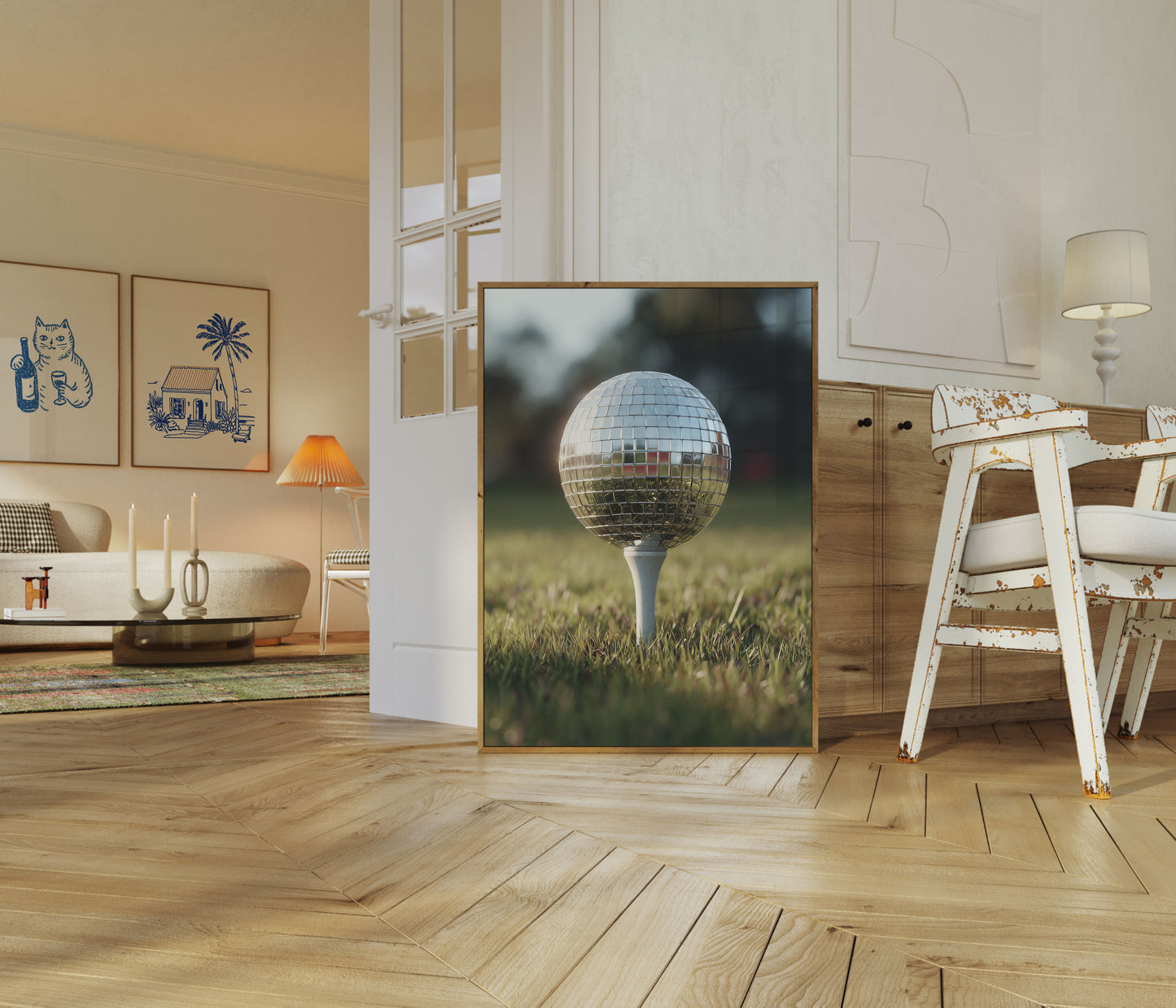 Plakát Disco Ball Golf