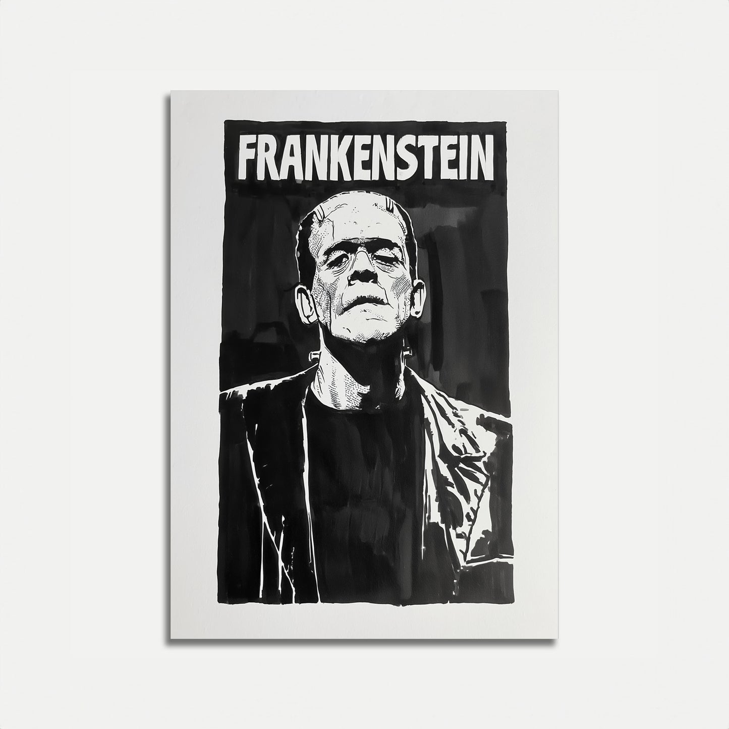 Frankenstein Klasyczny Plakat Grozy