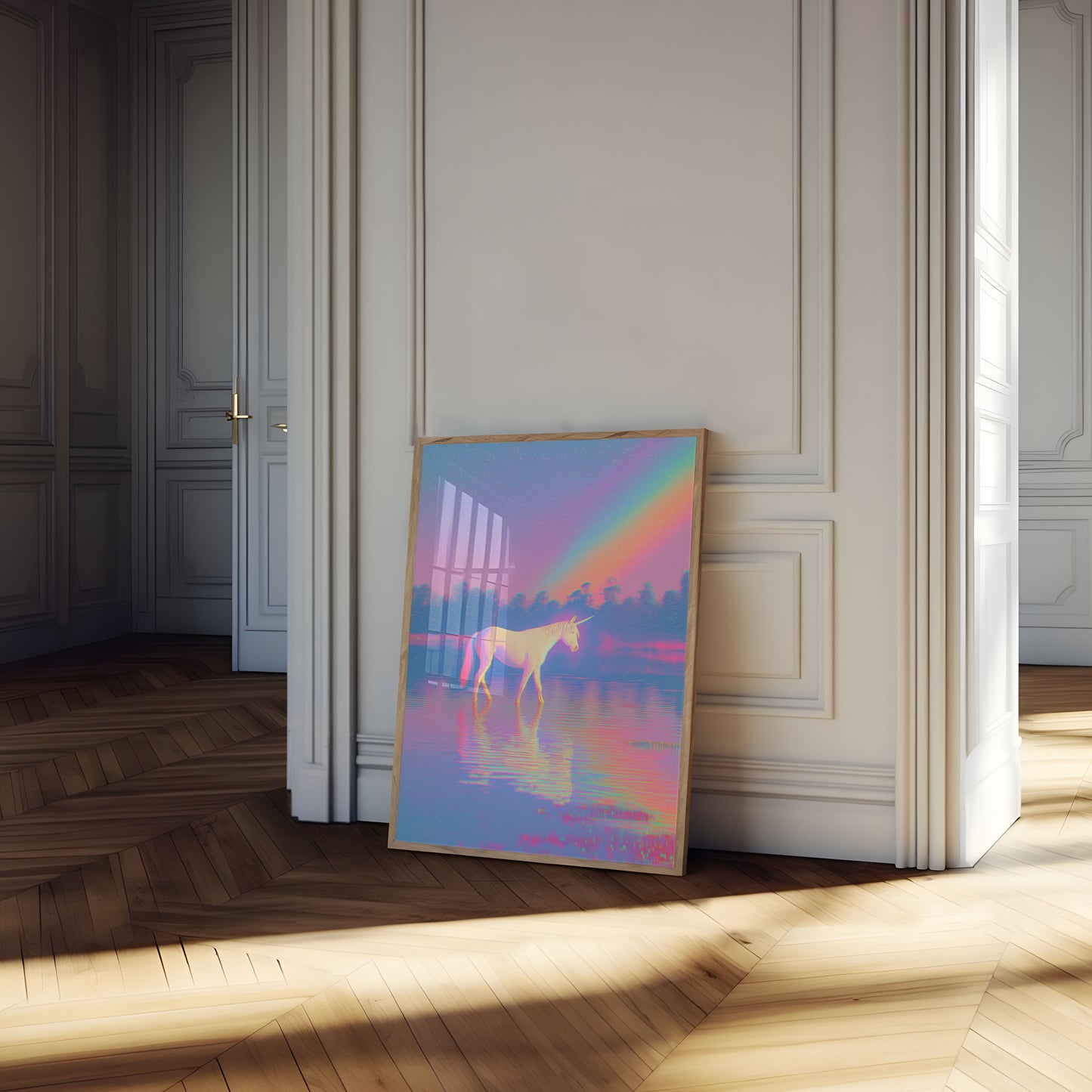 Poster del Dreamscape dell'Unicorno Arcobaleno