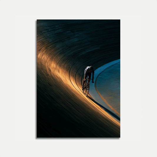 Velodrome Cycling Speed Poster