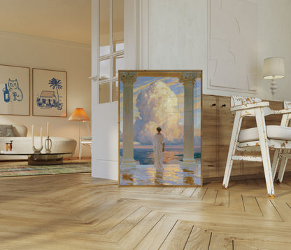 Classical Contemplation at Sunset Poster
