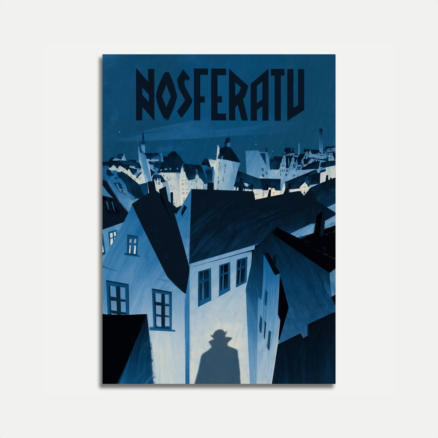Nosferatu gotický hororový plakát