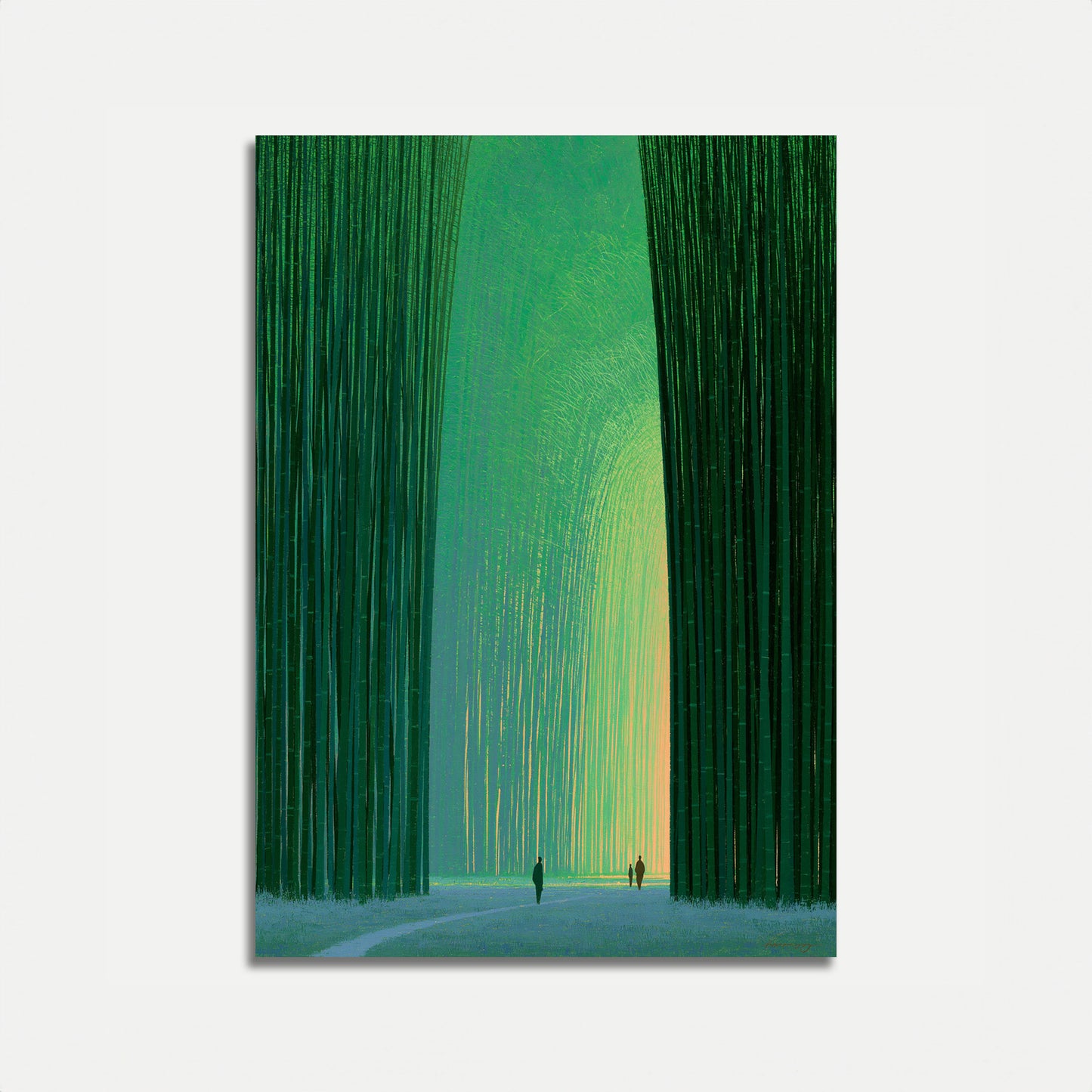 Viale Cattedrale Foresta Poster