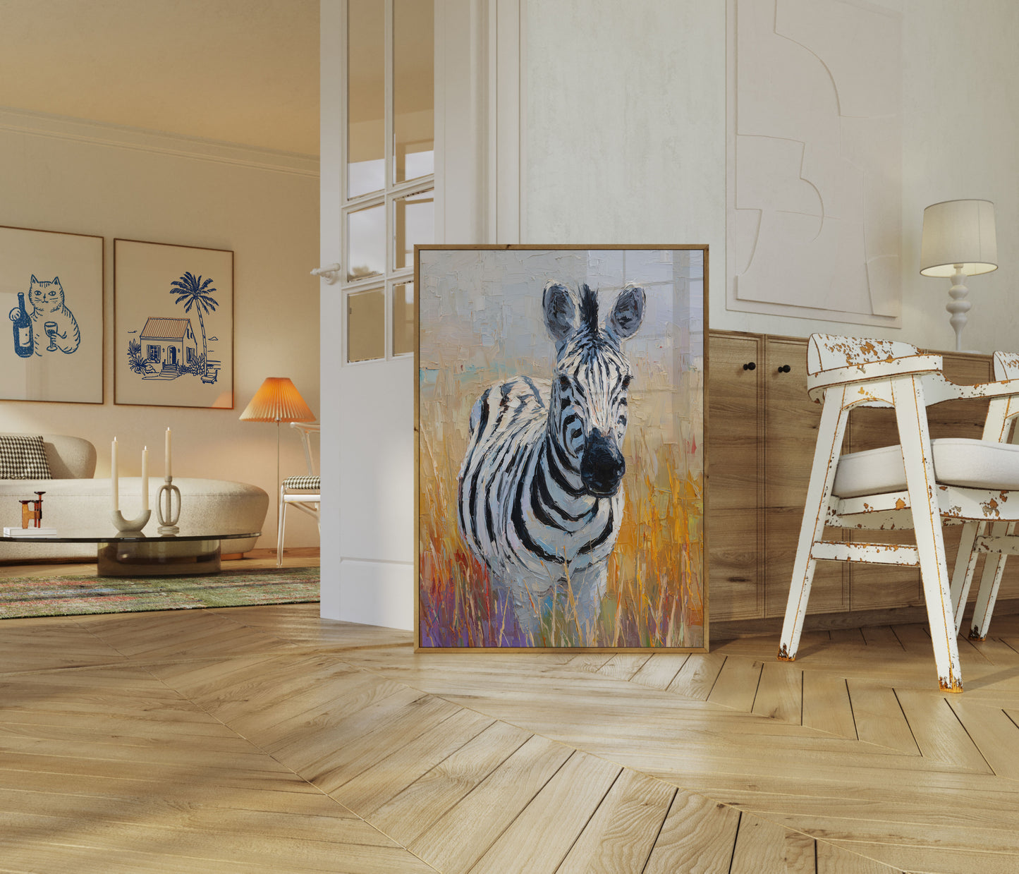 Striped Savanna Companion Poster