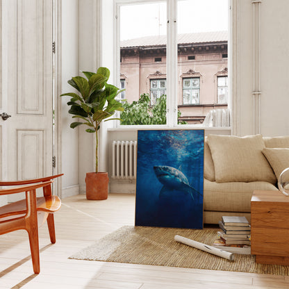 Majestic Great White Shark Poster