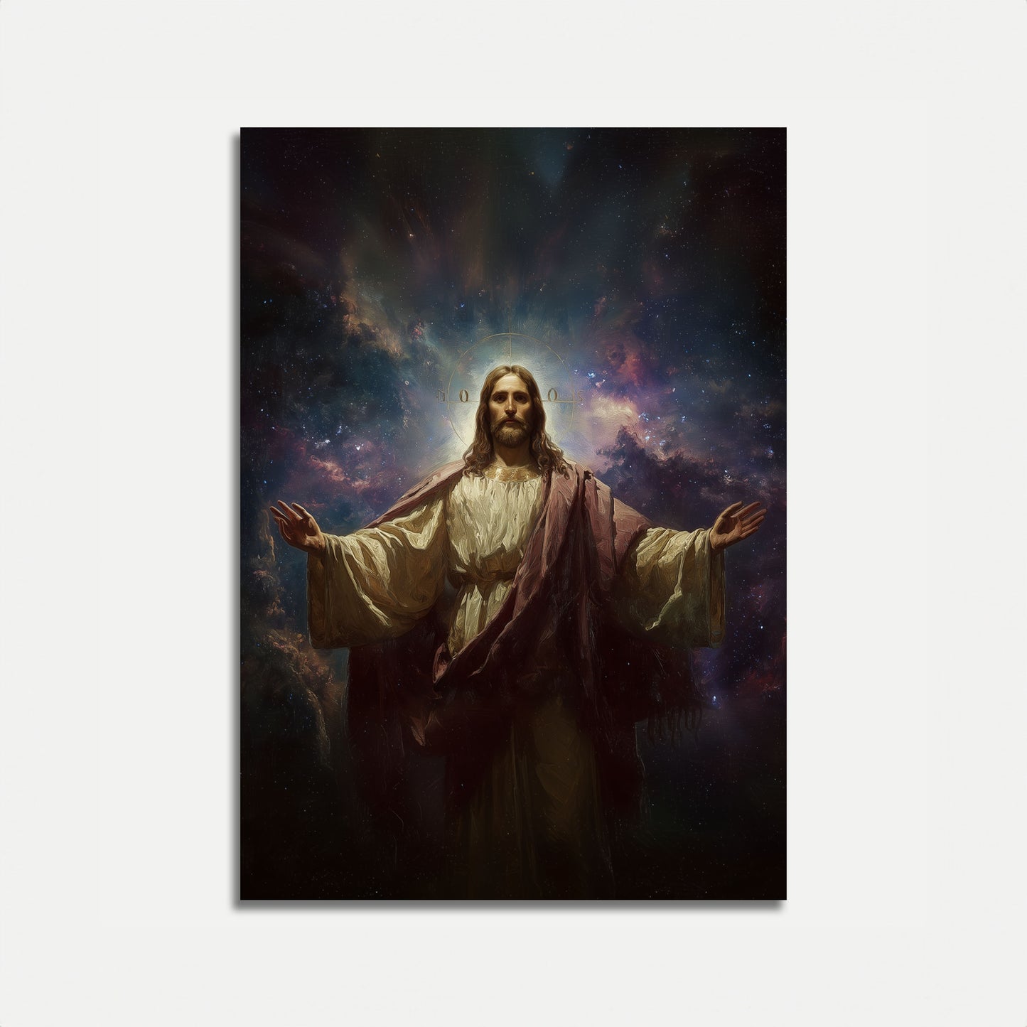 Cosmic Christ Radiance Poster