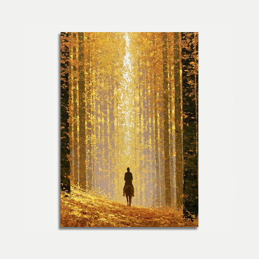 Autumn Forest Path Poster