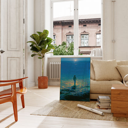 Contemplation by the Sea Poster