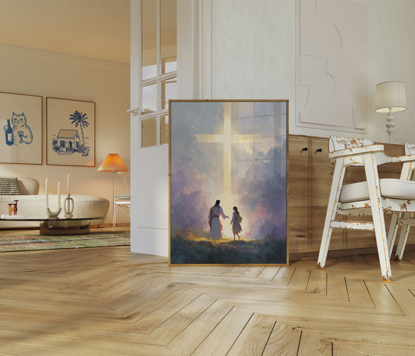 Divine Light of Faith Poster