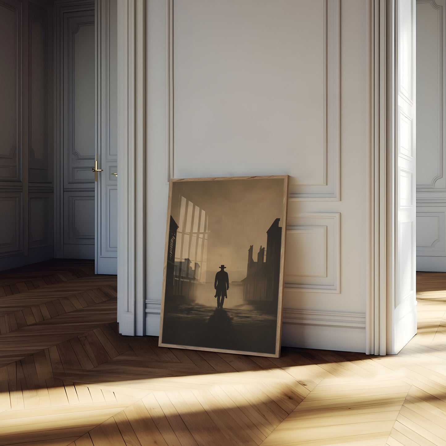 Lone Stranger in Misty Town Poster