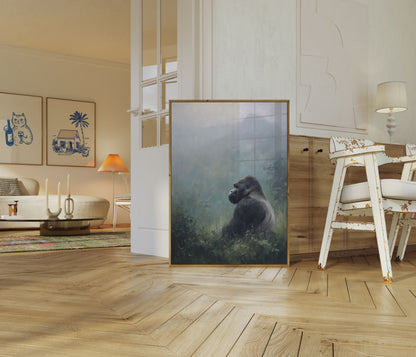 Poster Gorilla nelle Montagne Nebbiose