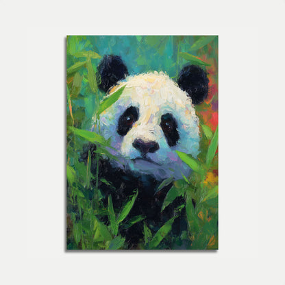 Bamboo Dreamer Panda Poster