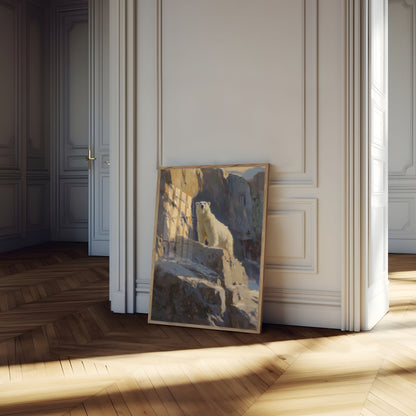 Póster majestuoso del guardián ártico