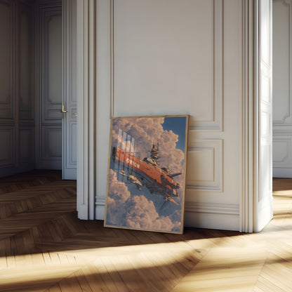 Orion Airship Sci-Fi Poster