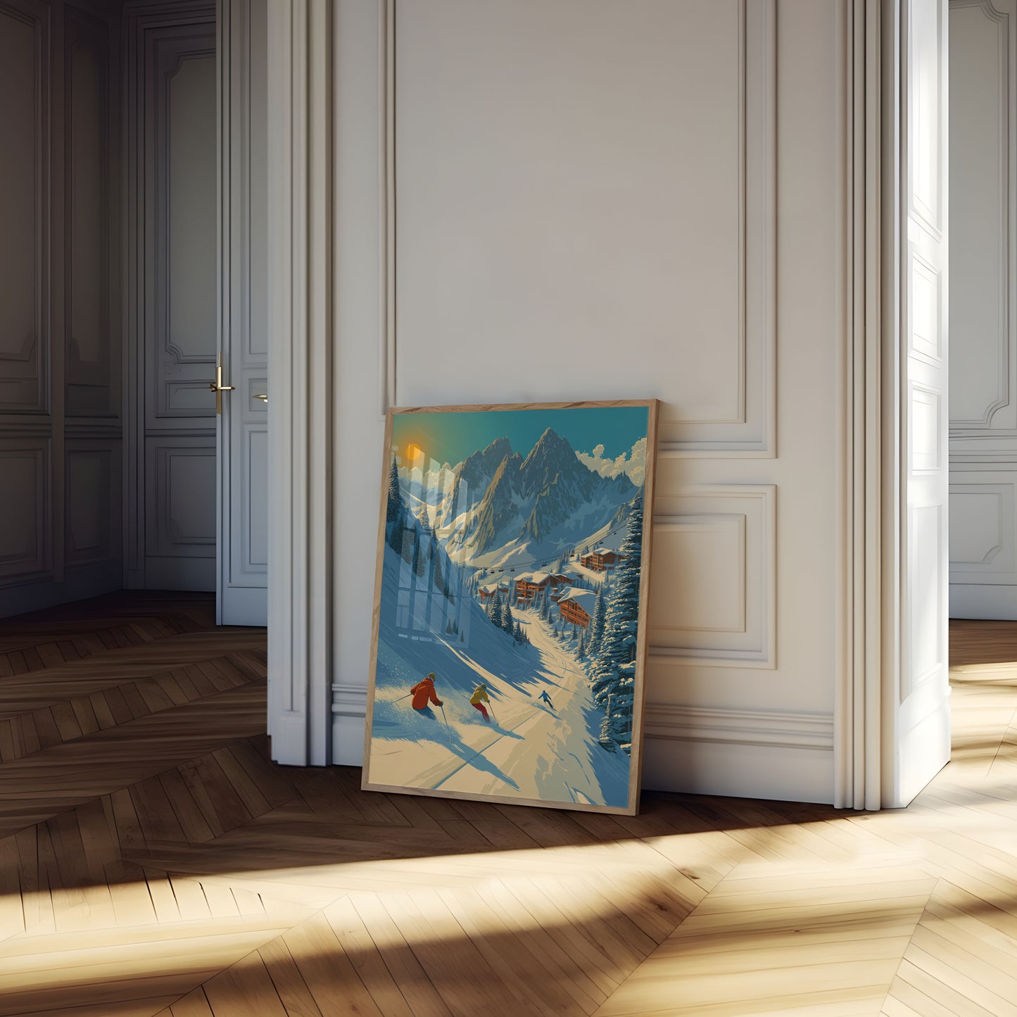 Alpine Ski Adventure Poster