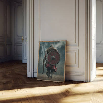 Viking Warrior Battle Poster