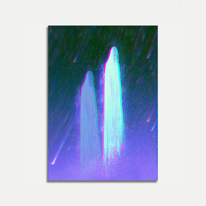 Neon Digital Cyborg Plakat