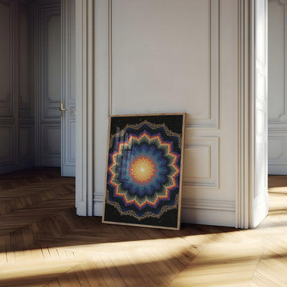Cosmic Mandala Meditation Poster