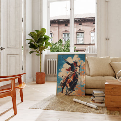 Cowboy Gunslinger Gallop Poster