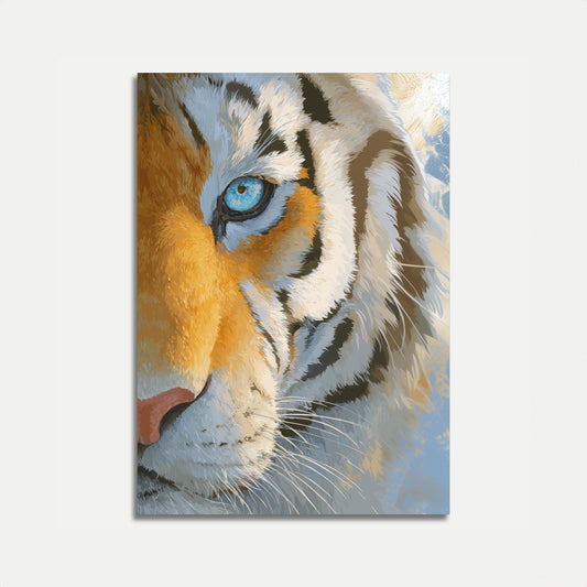 Blue-Eyed Tiger Intensity Poster