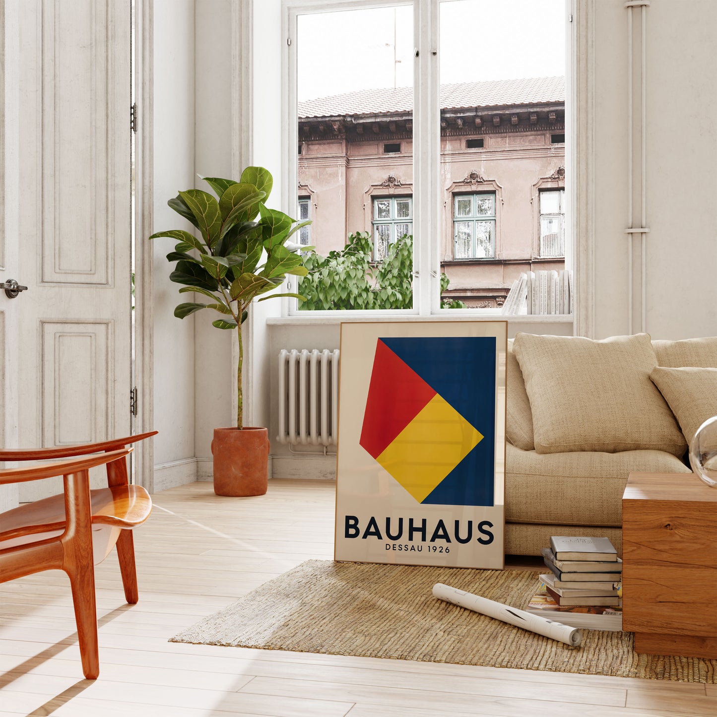 Bauhaus Geometric Design Poster