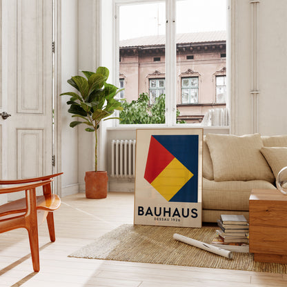 Bauhaus Geometric Design Poster