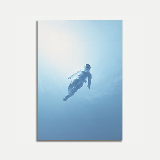Floating Astronaut Dream Poster