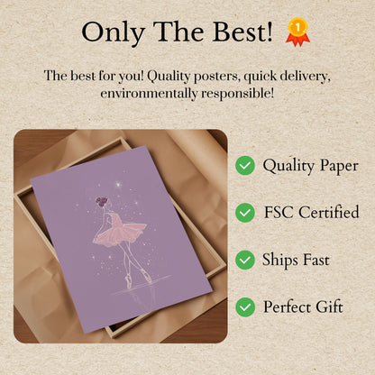 Dancing Stars Ballet Poster