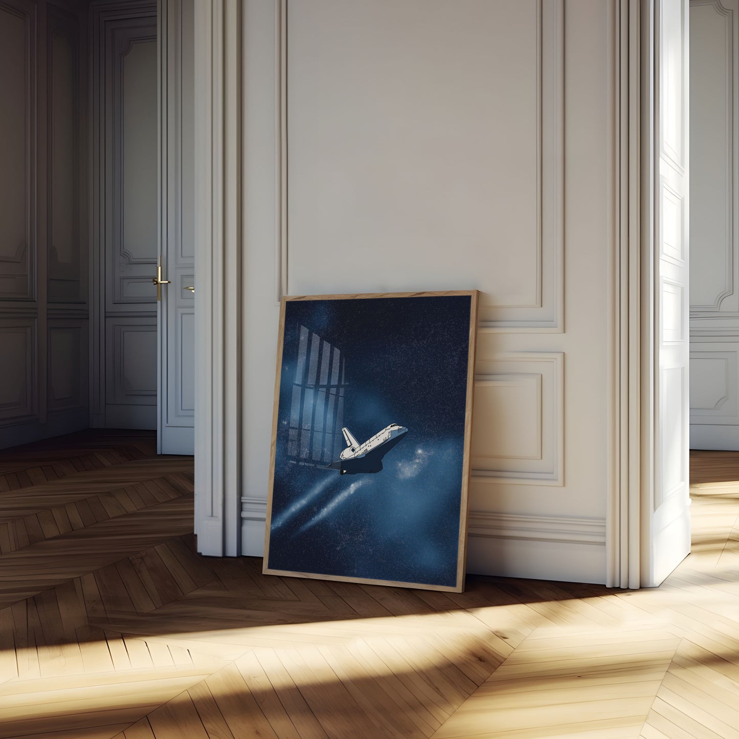 Kosmisk Shuttlerejse Plakat