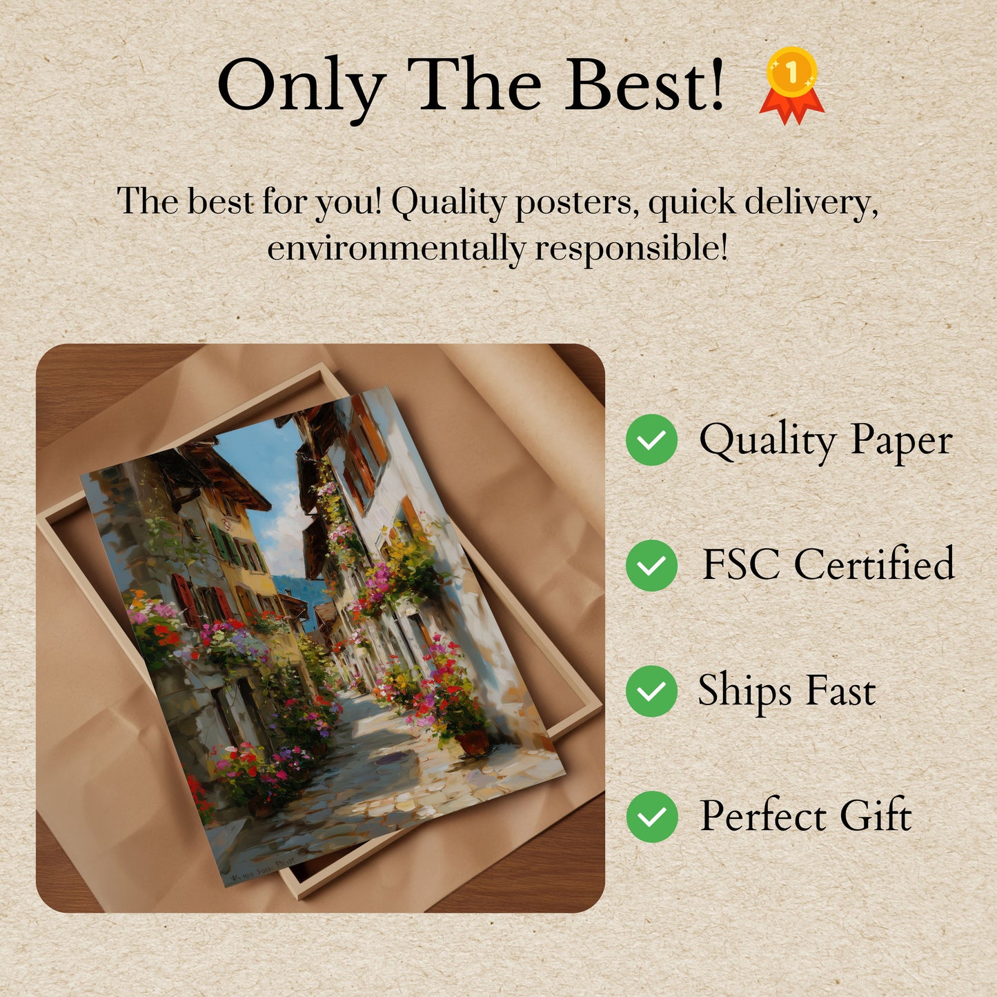 Affiche du Village de la Rue aux Fleurs Européennes