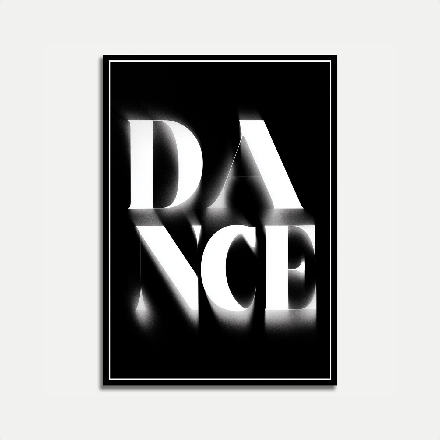 Dynamic Dance Typography Poster